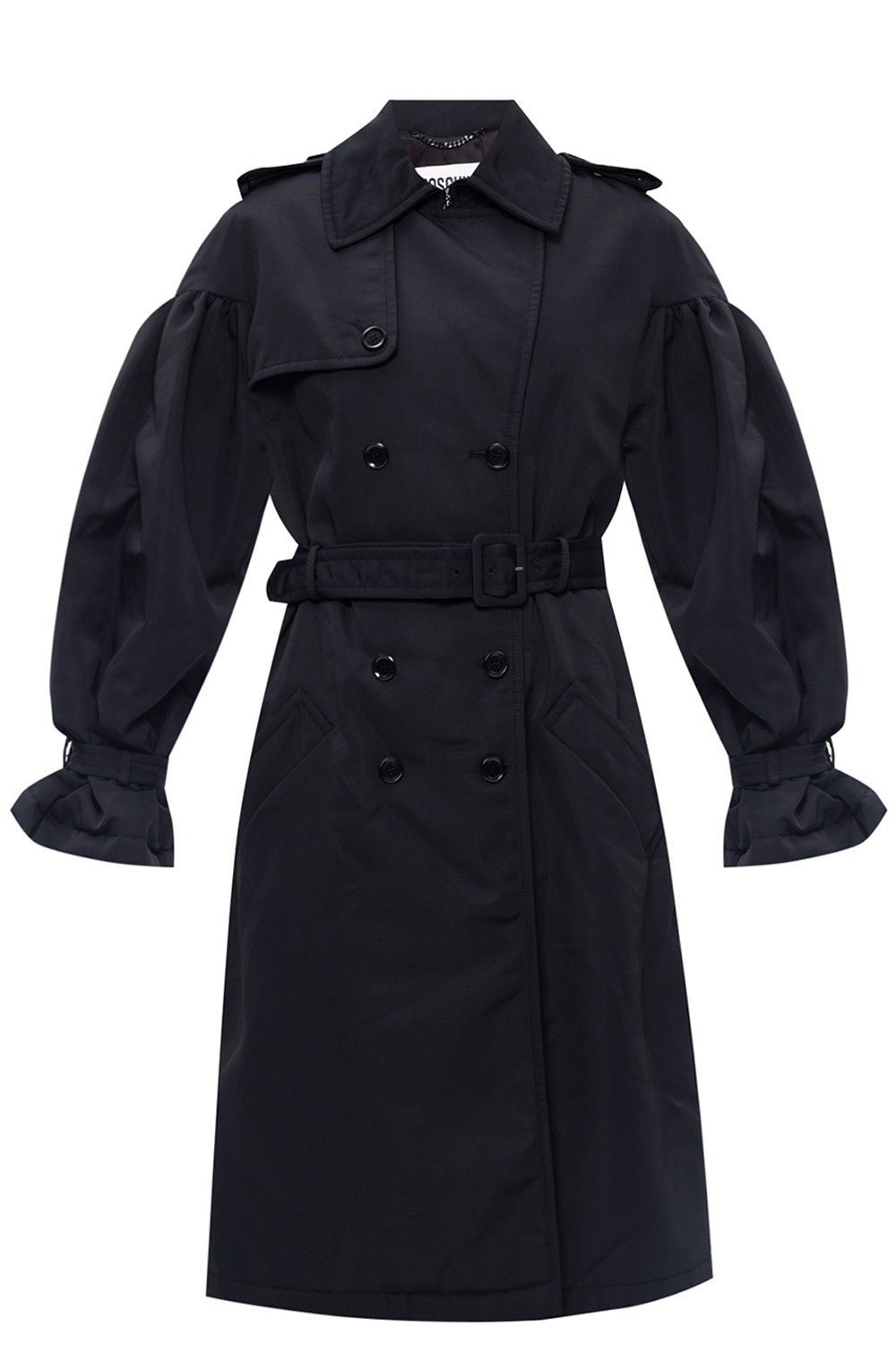 Black Puff sleeve trench Moschino - Vitkac Canada